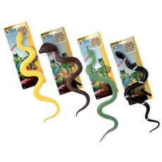 Rubber Stretch Snake 55 - 60cm, Assorted Designs  